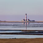 Westerhever und die Winterspiegelung