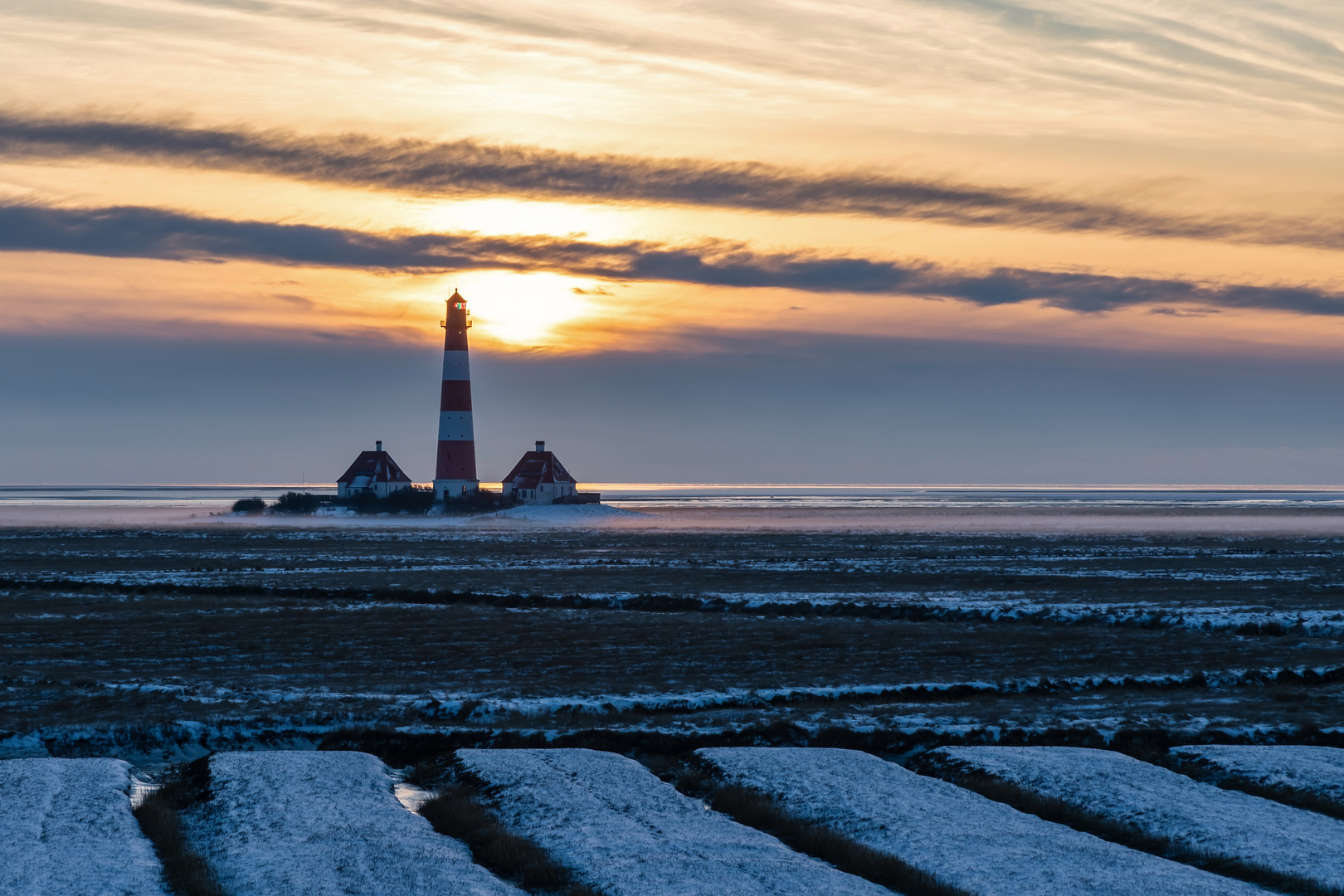 Westerhever - Winterabend