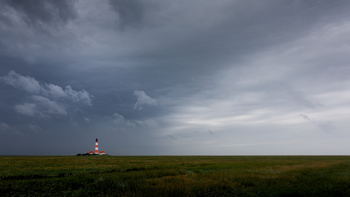 Westerheversand mit Wetter von links