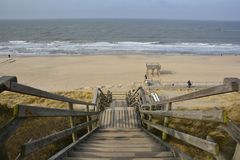 WESTERLAND AUF SYLT - STRANDTREPPE - FEBRUAR 2015