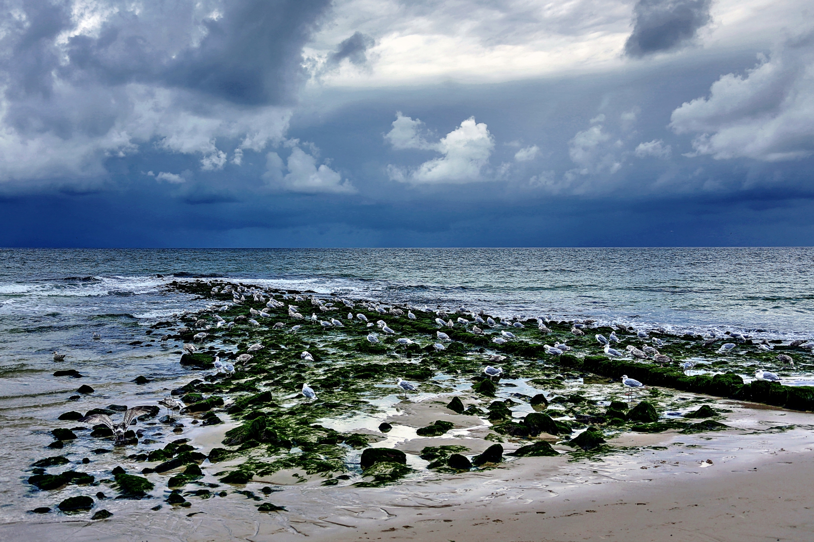 Westerland, Weststrand bei ruhiger See