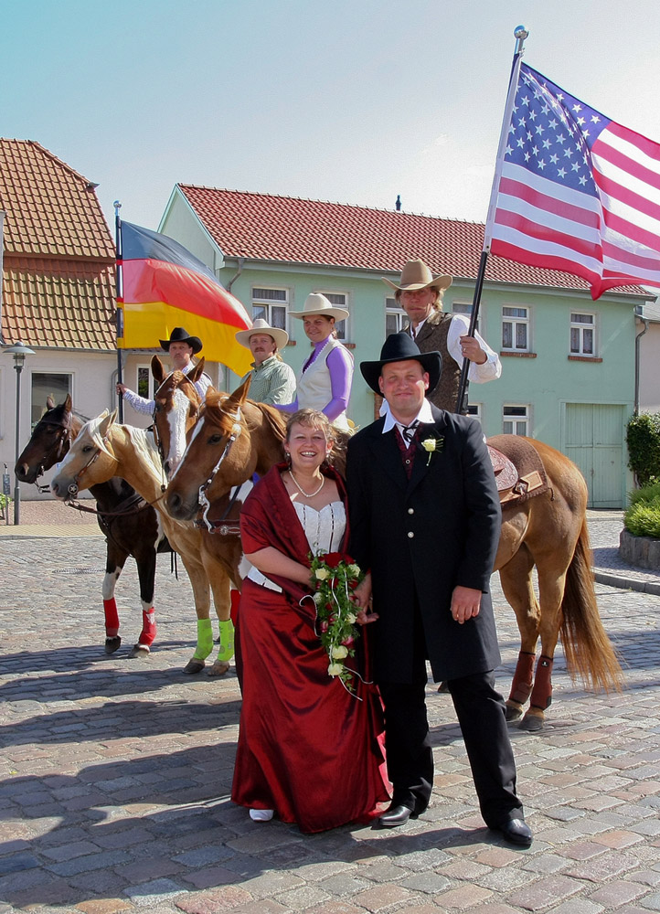 Western-Hochzeit