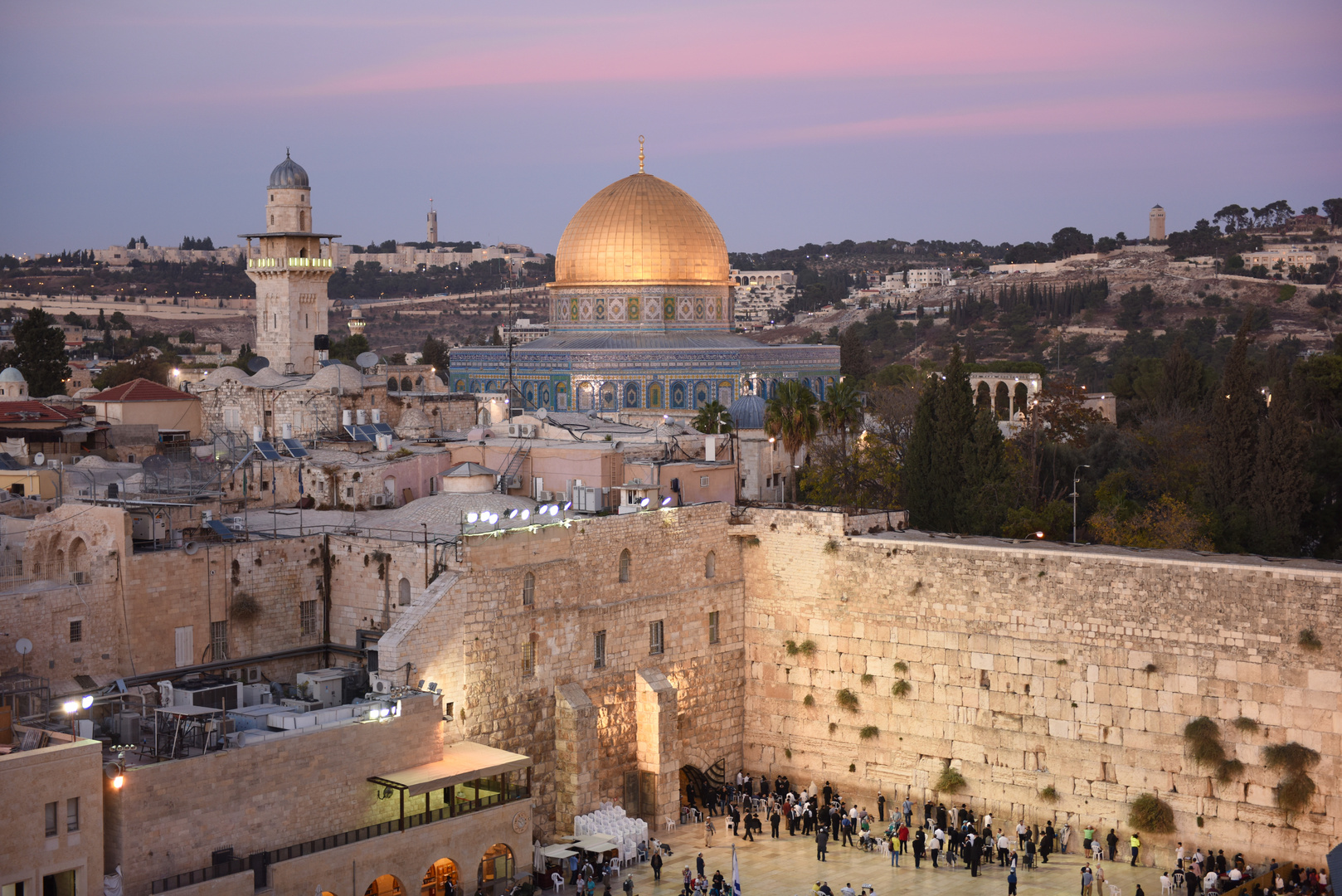 Western Wall und Felsendom