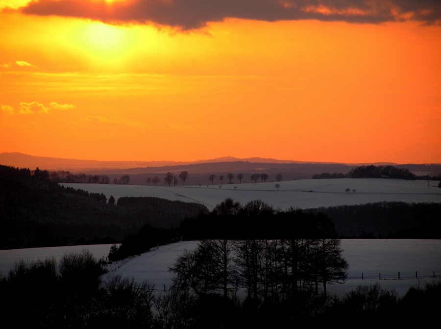 Westerwälder Winterabend