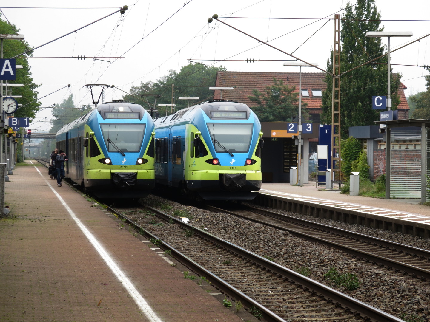 Westfalenbahnen treffen sich in Ibbenbühren