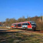 Westfrankenbahn 642 191 mit Schloß in Bödigheim
