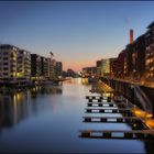 Westhafen am Abend