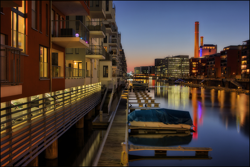 Westhafen am Abend II