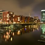 Westhafen bei Nacht