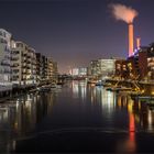 Westhafen bei Nacht