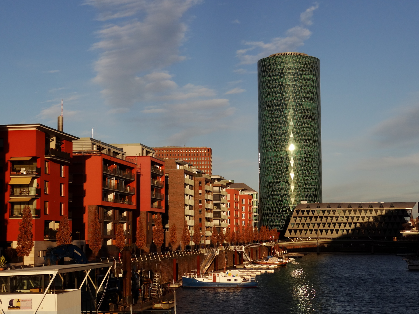 Westhafen Tower in Frankfurt am Main