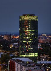 Westhafen Tower @night