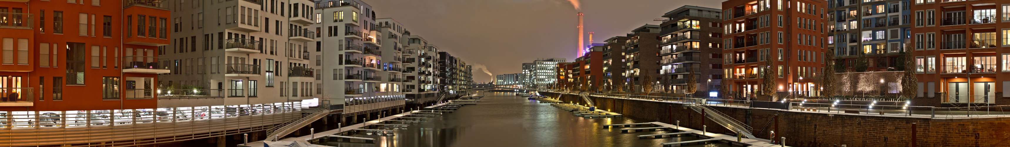 Westhafen verschneit