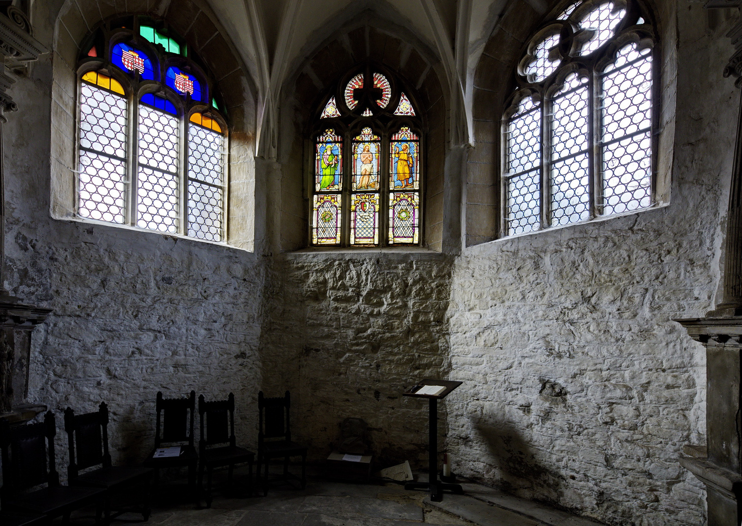 Westkapelle in der Kirche St. Annen in Lutherstadt Eisleben