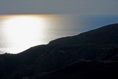 Westküste Kreta im Gegenlicht