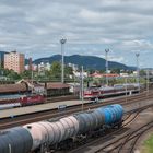 Westliche Ausfahrt des Bahnhofs Poprad-Tatry