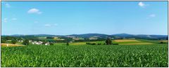 Westlicher Blick ins Fichtelgebirge