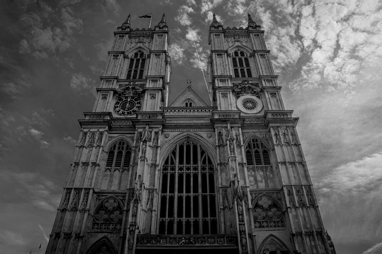 Westminster Abbey - black & white - London 2017