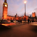 Westminster Abbey by night