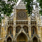 Westminster Abbey hinter Bäumen 