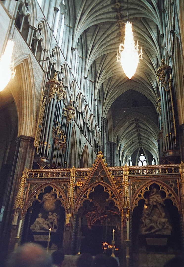 Westminster Abbey – Lettner und Orgel