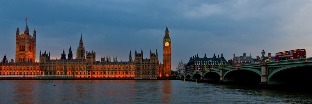 Westminster mit Big Ben - London