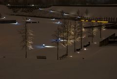Westpark mit Schnee & Licht