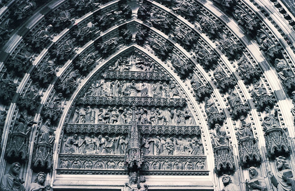 Westseite Kölner Dom (1986)