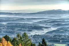 Weststeiermark im Nebel