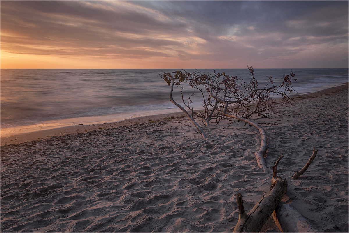 Weststrand am Abend