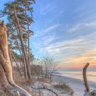 Weststrand im Sonnenuntergang