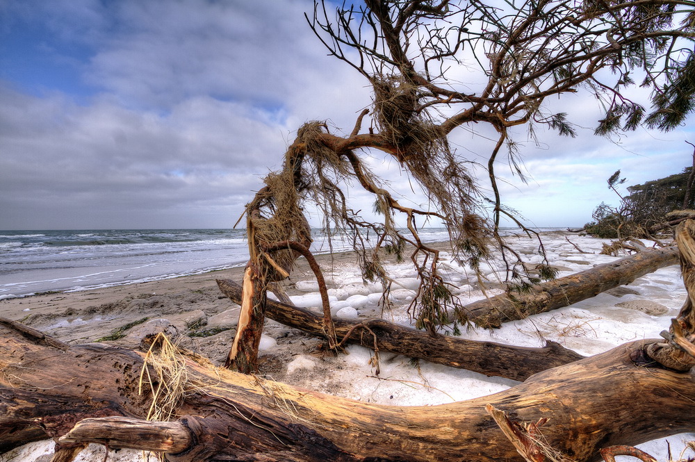 Weststrand im Winter