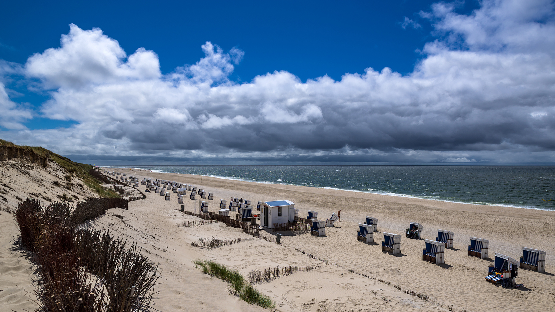 Weststrand / Sylt, Bildrichtung ~ Südsüdwest ...