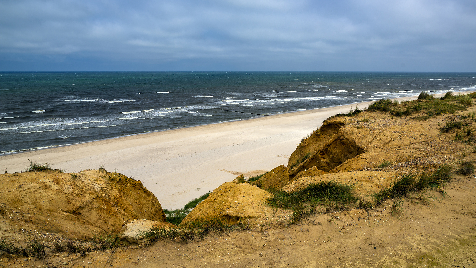 Weststrand zw. Wenningstedt und Kampen, Bildrichtung ~ Nordnordwest