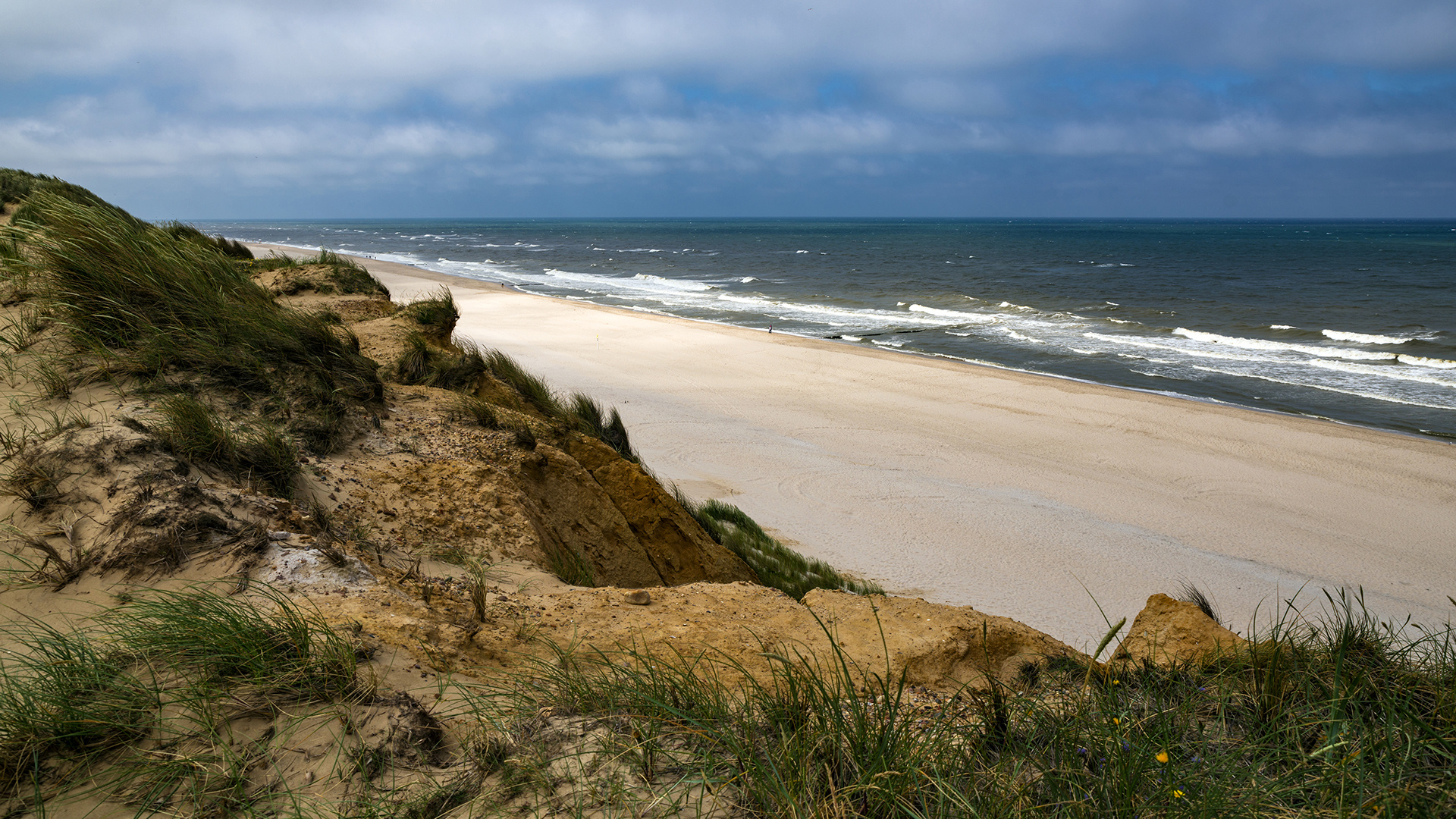 Weststrand zw. Wenningstedt und Kampen, Bildrichtung ~ Westsüdwest