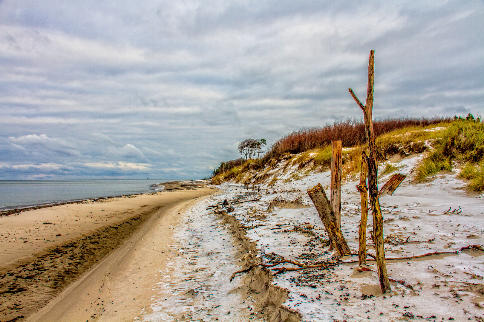 Weststrandromantik im Winter