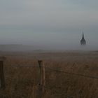 Westturm von Wangerooge im Nebel