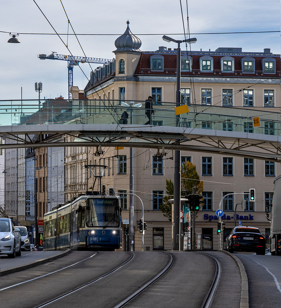 Westwärts auf der Linie 18