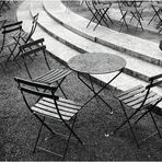 Wet Chairs at Bryant Park