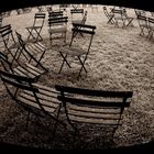 Wet Chairs at Bryant Park - NYC