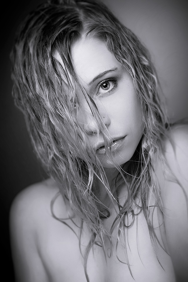 wet hair