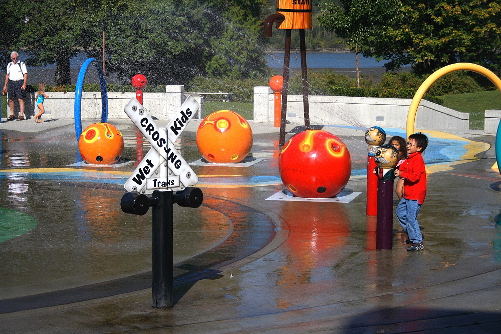 Wet Kids Crossing