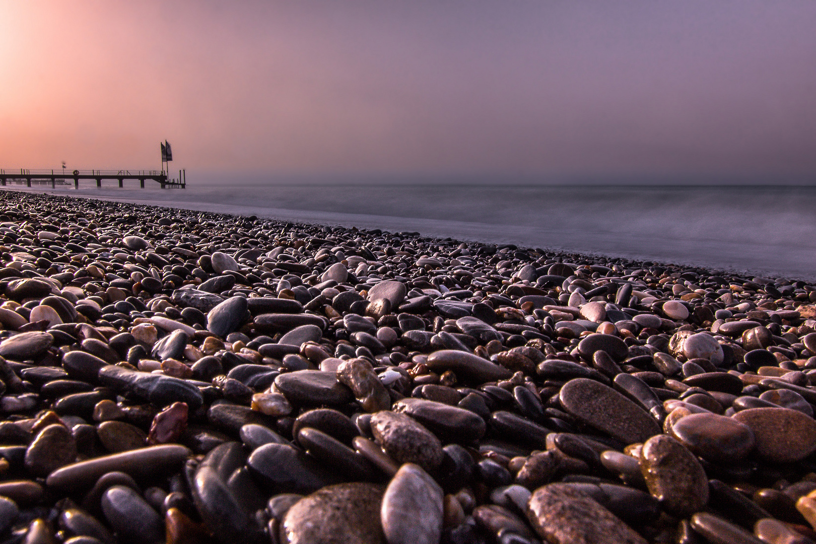 wet stones