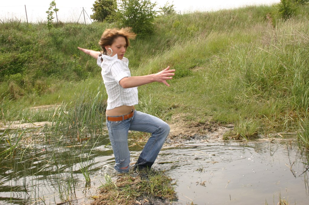 Wetlook am See 006 Foto & Bild fashion, jeans, wasser Bilder auf