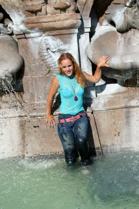 Wetlook im Brunnen am Lehmbachplatz