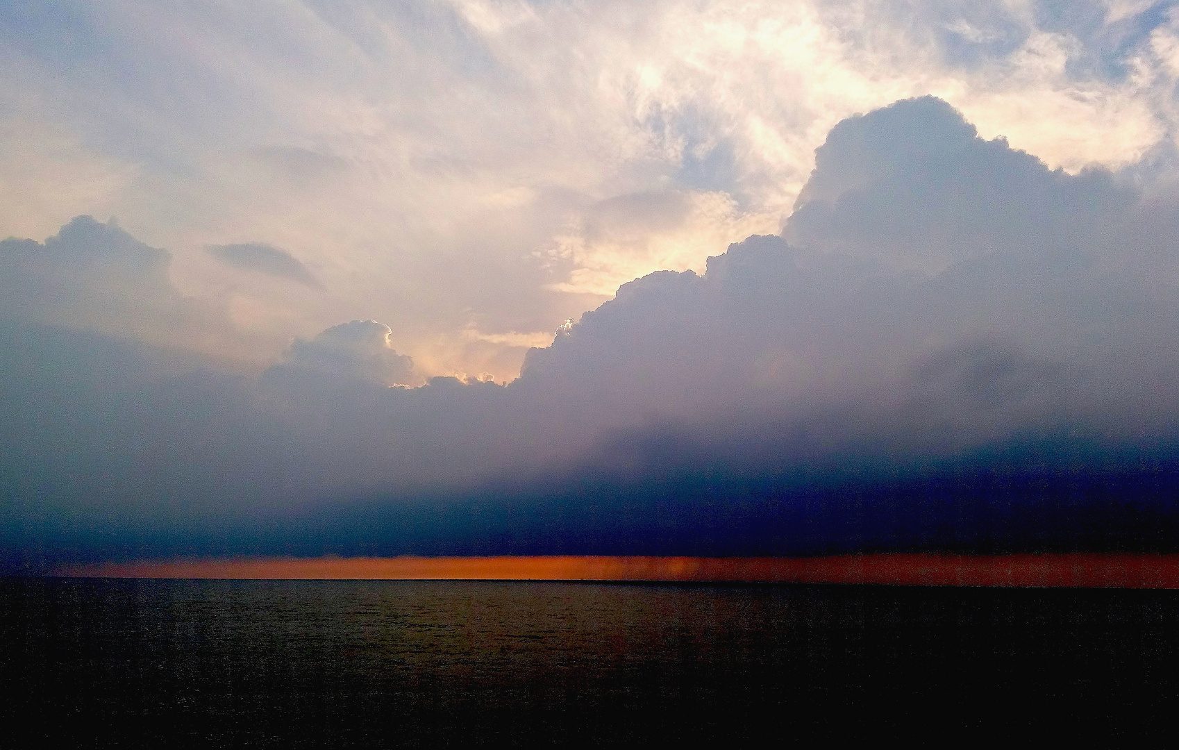 Wetter bei Überfahrt nach Schweden