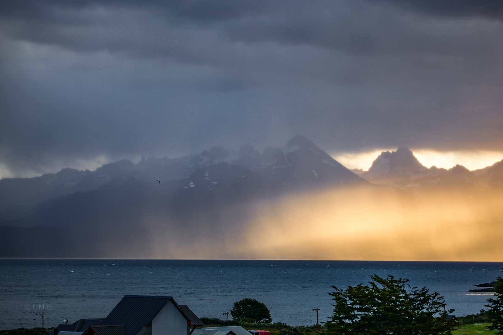 Wetter mit Bühne und Kulisse