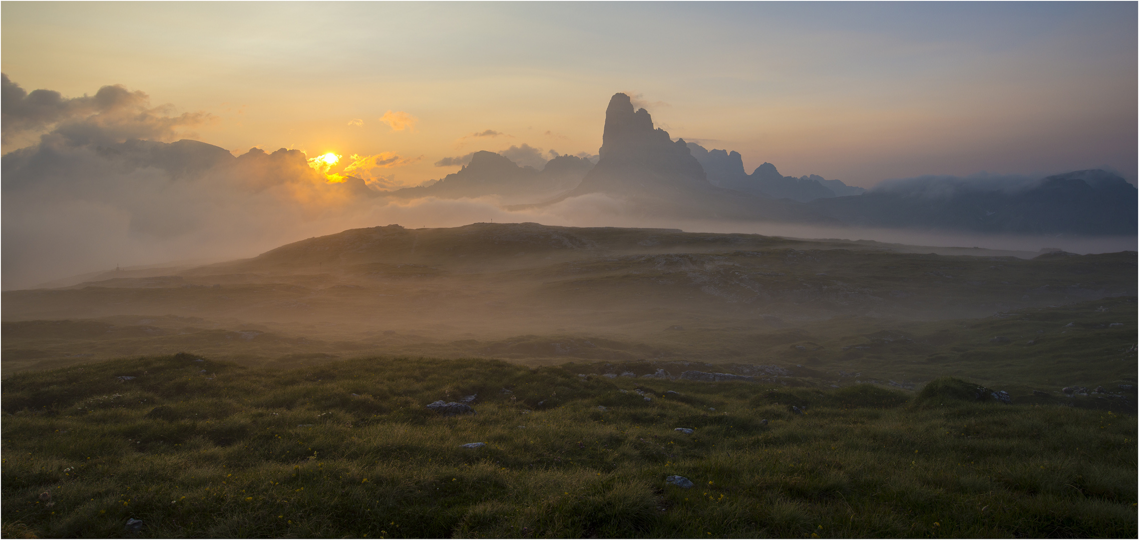 Wetter Stimmungen auf den Monte Piana