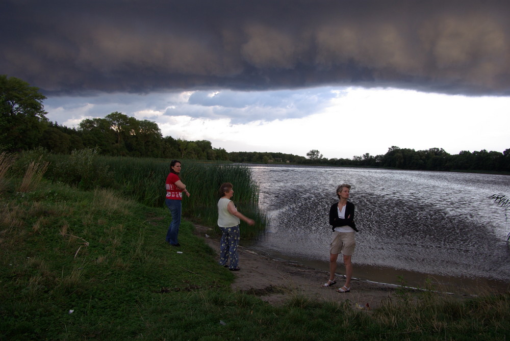 Wetter über dem See