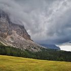 Wetter Umschwung am Peitlerkofel bedeutet flinker Füße....